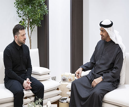 UAE, Ukrainian Presidents Discuss Cooperation, Regional Developments
