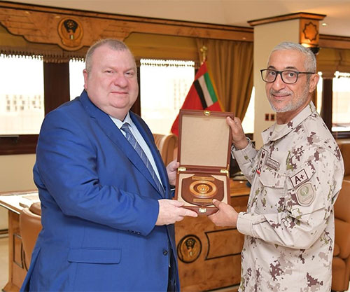 UAE Chief of Staff Receives French General Delegate for Armaments