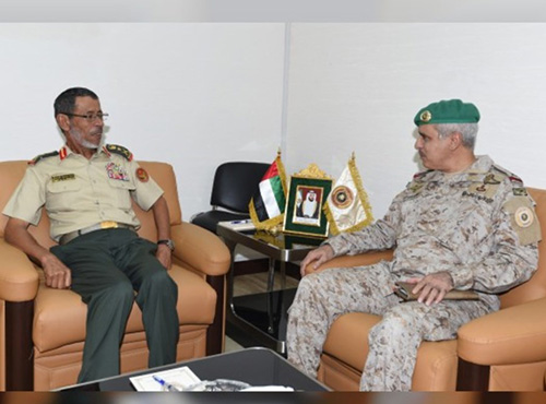 UAE Chief-of-Staff Receives Peninsula Shield Force Commander 