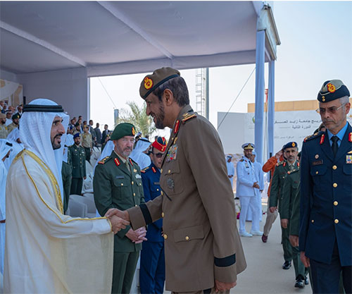 UAE Defence Minister Attends Graduation Ceremony at Zayed Military University UAE Defence Minister Attends Graduation Ceremony at Zayed Military University