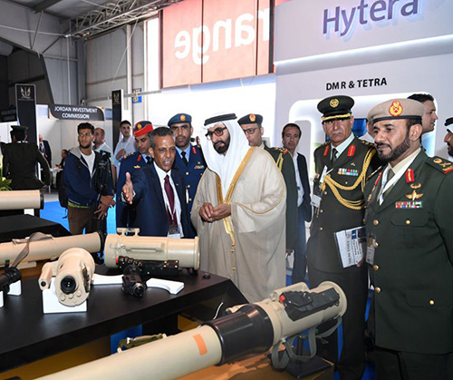 UAE Defense Minister, Chief-of-Staff Attend SOFEX 2018