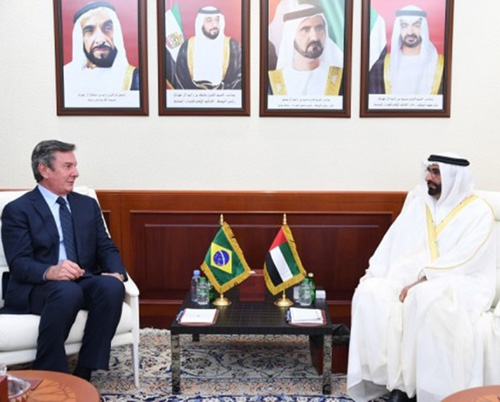 UAE Defense Minister Receives Chairman of Brazil’s Defense Committee