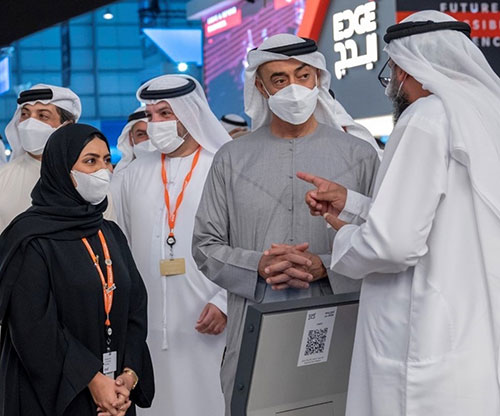 UAE Officials Toured Various Pavilions, Received Delegates at Dubai Airshow
