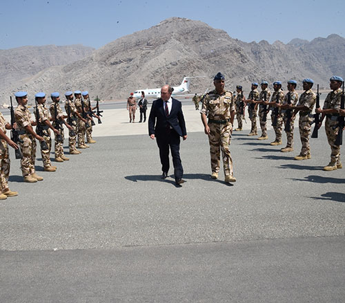 UK Defence Secretary Visits Oman