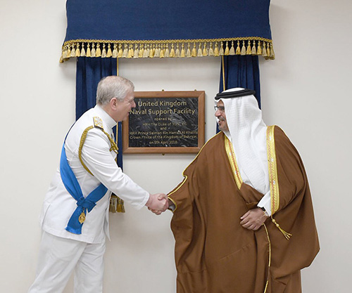UK Naval Support Facility Opens in Bahrain