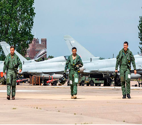 UK-Qatari Typhoons Start Flying as Joint Squadron