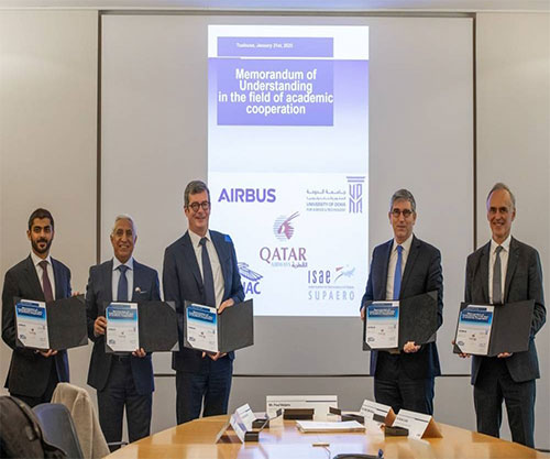 University of Doha for Science and Technology (UDST) Signs MoU with Four Leading Aeronautics Entities 