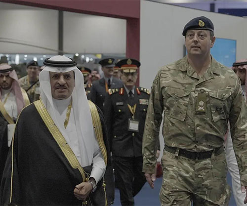 Vice Minister of Saudi National Guard Visits DSEI Exhibition in London