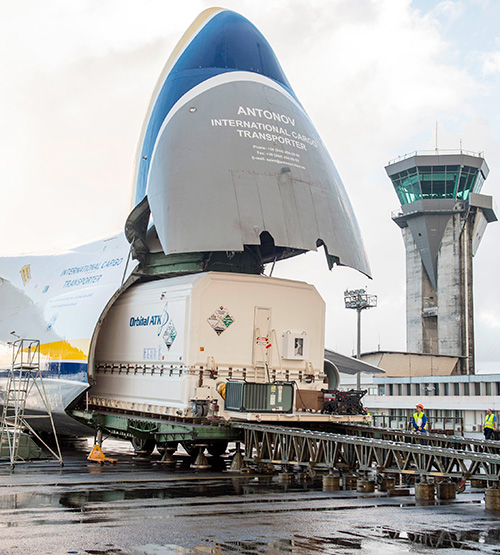 Yahsat’s Al Yah 3 Satellite Arrives at Launch Site 