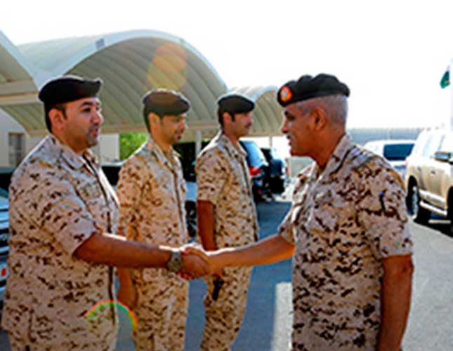 Bahrain’s Chief of Staff Pays Inspection Visit to Unit