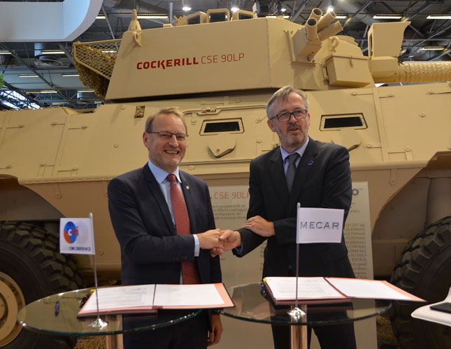 CMI Defence, Mecar Sign Ammunition Sales Agreement 