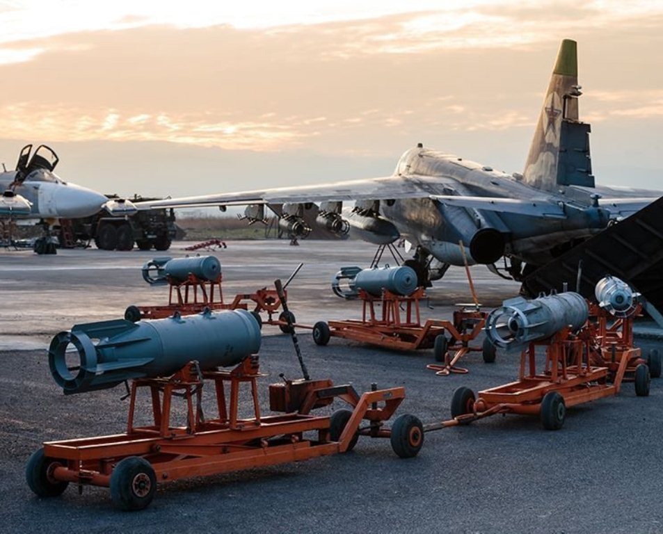 Russian air group at the Hmeymim airfield in Syria (©Russian Defense Ministry)