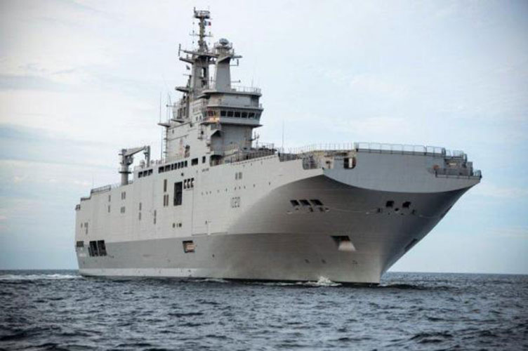 Egypt Receives Mistral Carrier Anwar El-Sadat 