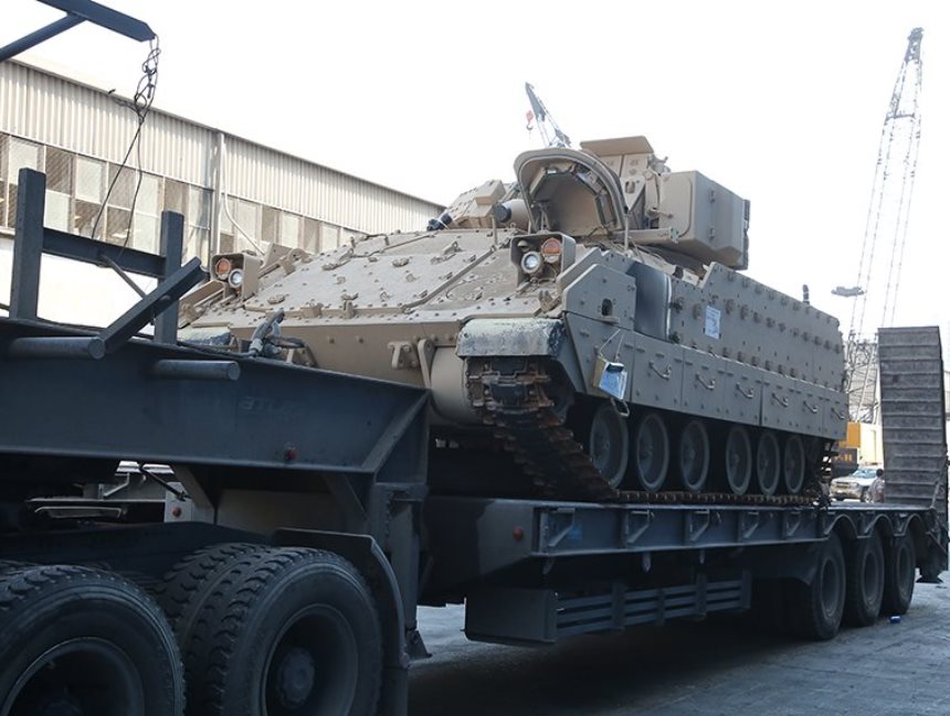 Lebanon Receives Final Batch of M2A2 Bradley Fighting Vehicles