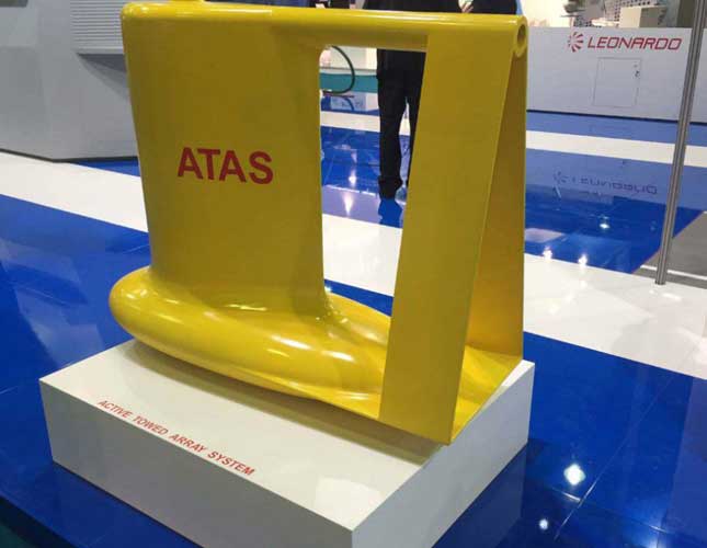 Leonardo-Finmeccanica Presents ATAS Underwater Sonar 