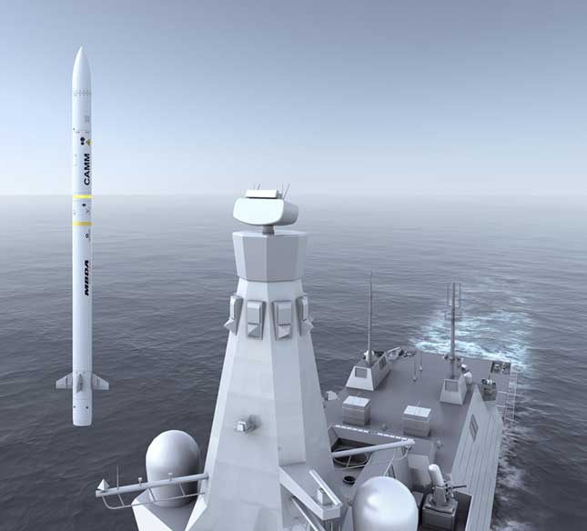 MBDA Wins UK Contract for Sea Ceptor Air Defense System