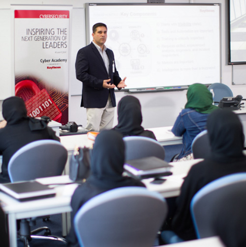 Raytheon Highlights Cyber Security to Khalifa University Students