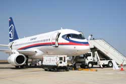 Sukhoi Superjet 100 Debut at Aero India