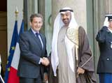 UAE Crown Prince Meets Sarkozy