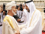 Khalifa, Qaboos Meet in Abu Dhabi