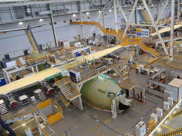 1st 3 Production Airbus Military A400M Aircraft Take Shape