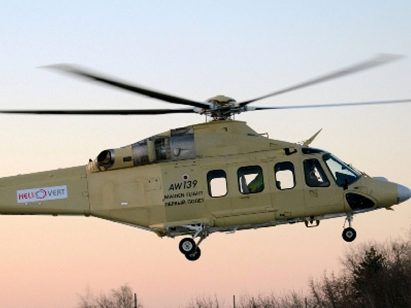 1st AW139 Assembled in Russia Performs Maiden Flight