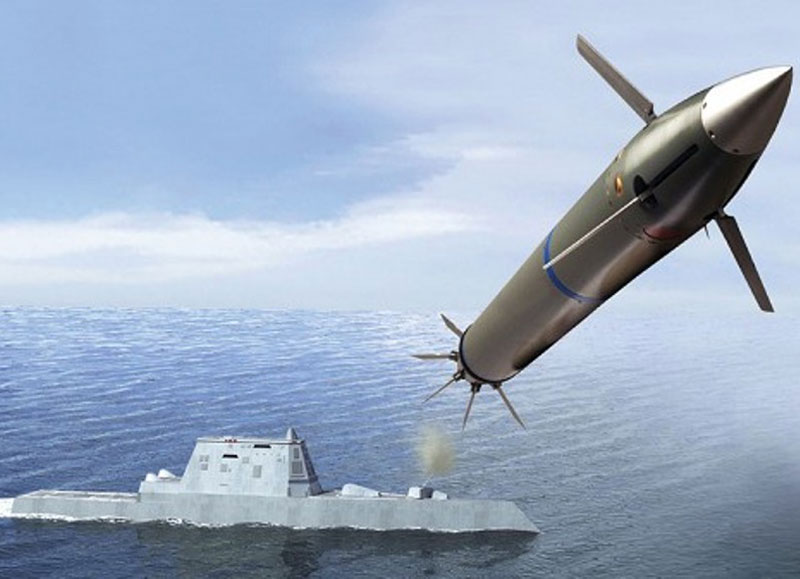 BAE-Lockheed Test Long Range Land Attack Projectile 