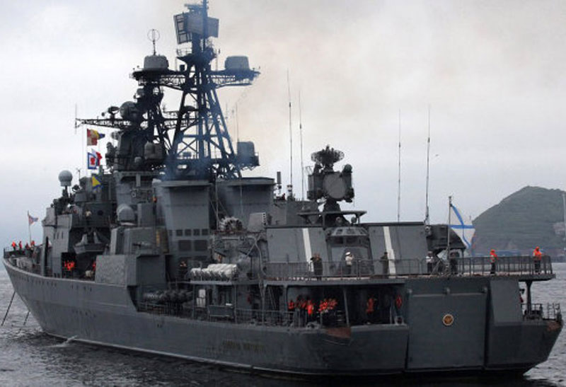Russian Pacific Fleet Warships Reaching Mediterranean Sea