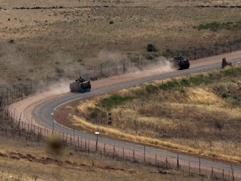 Surprise Israeli Military Drill on Syrian, Lebanese Borders