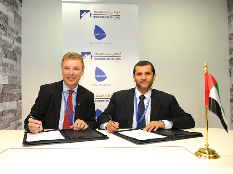 Abu Dhabi Ship Building, Babcock International Sign MoU