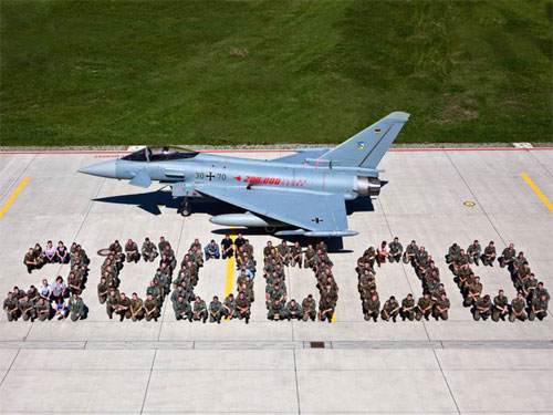 Eurofighter Typhoon Achieves 200,000 Flying Hours