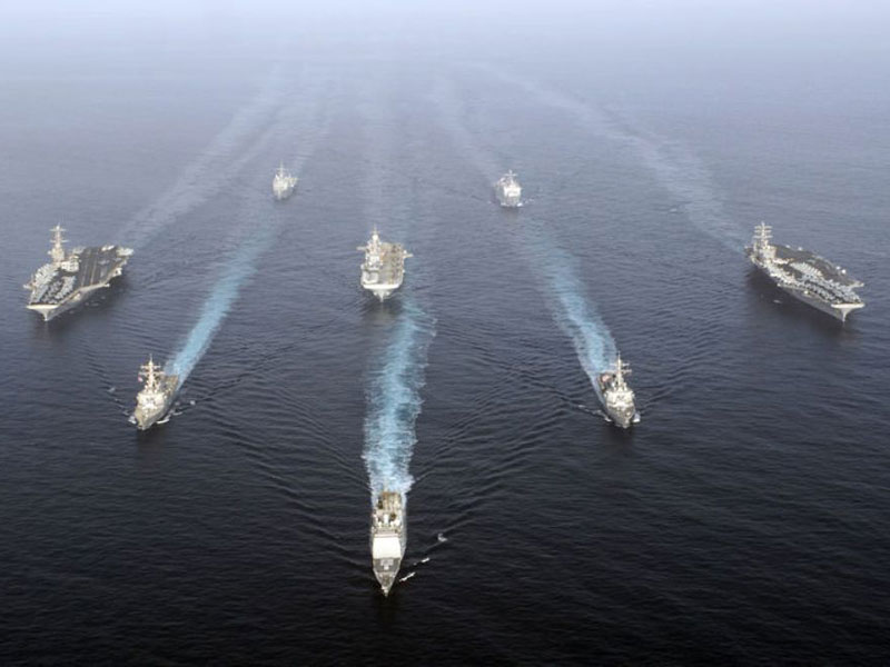 Major Naval Exercise Starts in the Gulf 