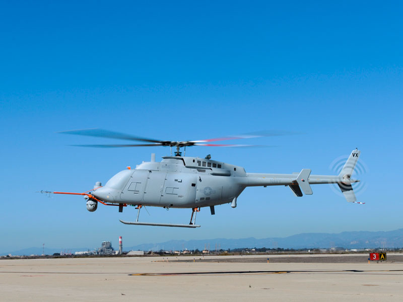 NGC, US Navy Complete 1st Flight of Next Gen Fire Scout