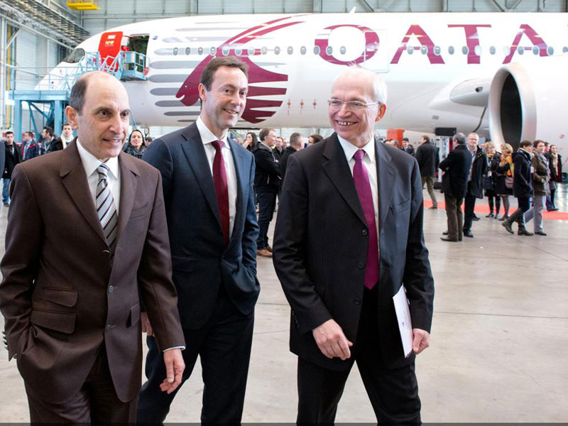 Qatar Airways CEO Visits Airbus’ Facilities in Toulouse