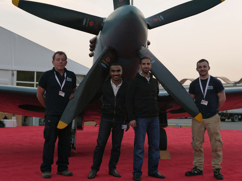 Spitfire Lands at Bahrain International Airshow