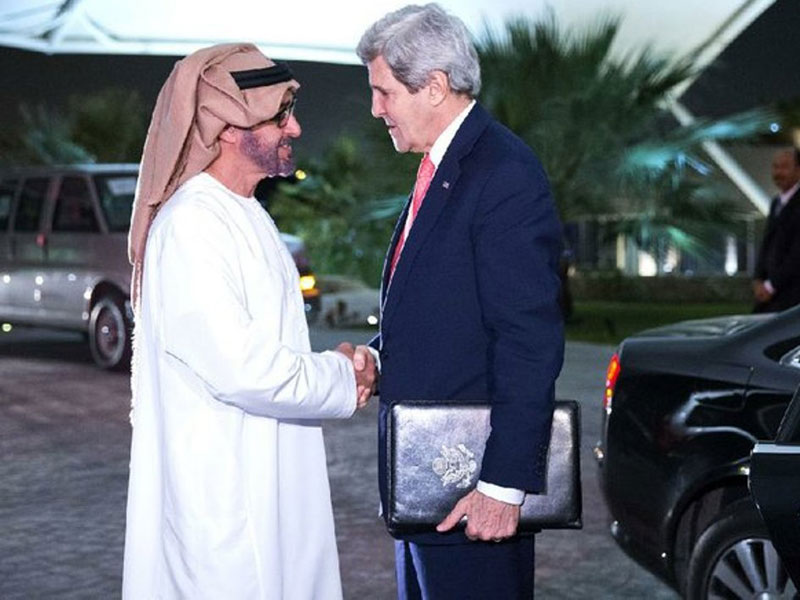 UAE Deputy Supreme Commander Receives John Kerry