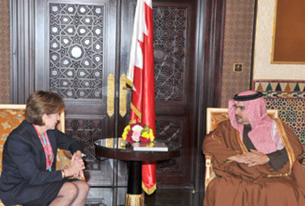 Bahrain Crown Prince Meets Lockheed Martin CEO