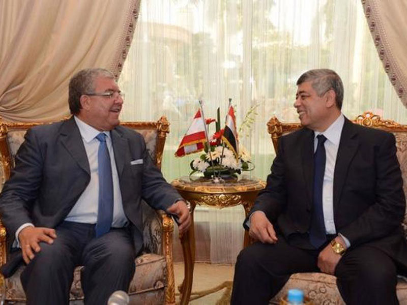 Lebanese Interior Minister Meets Egyptian Counterpart