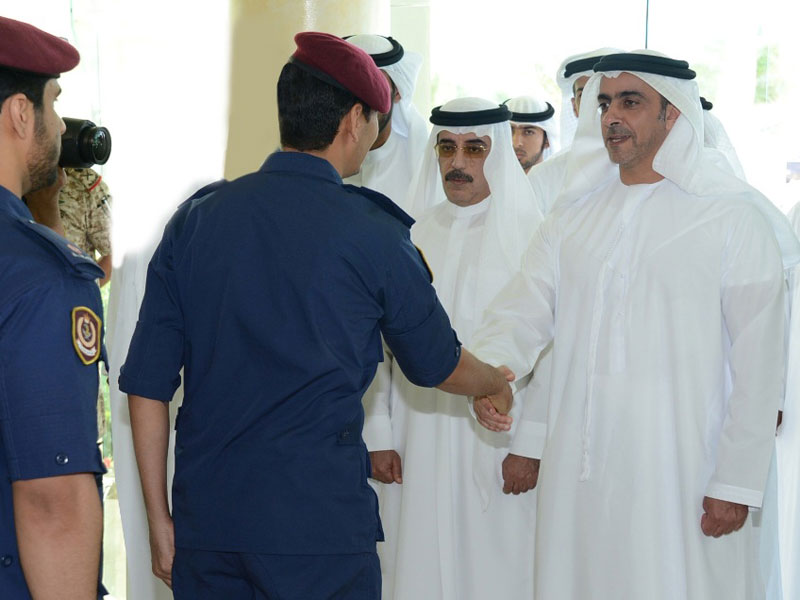 Lt. General Saif bin Zayed Inspects UAE Forces in Bahrain