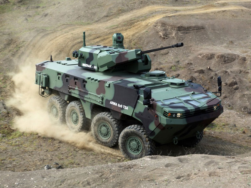 Otokar Presented 5 Vehicles and MBT Model at Eurosatory