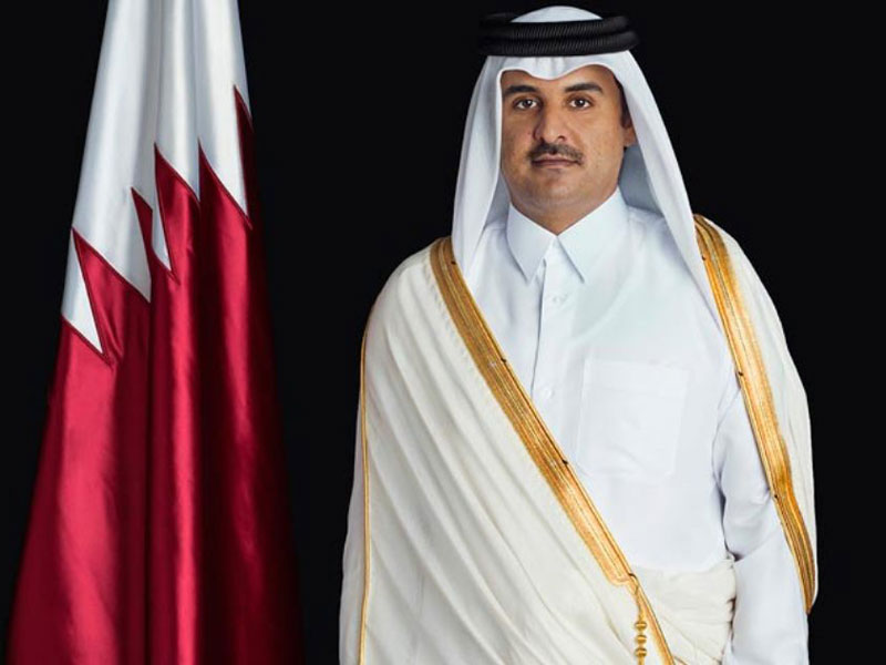 Qatar Emir Meets Top Saudi Officials