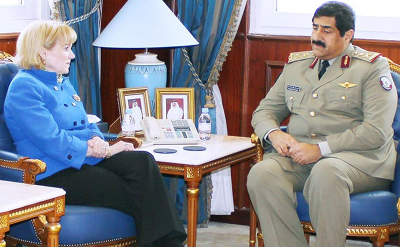 Qatar Minister of State for Defense Affairs Meets US Official