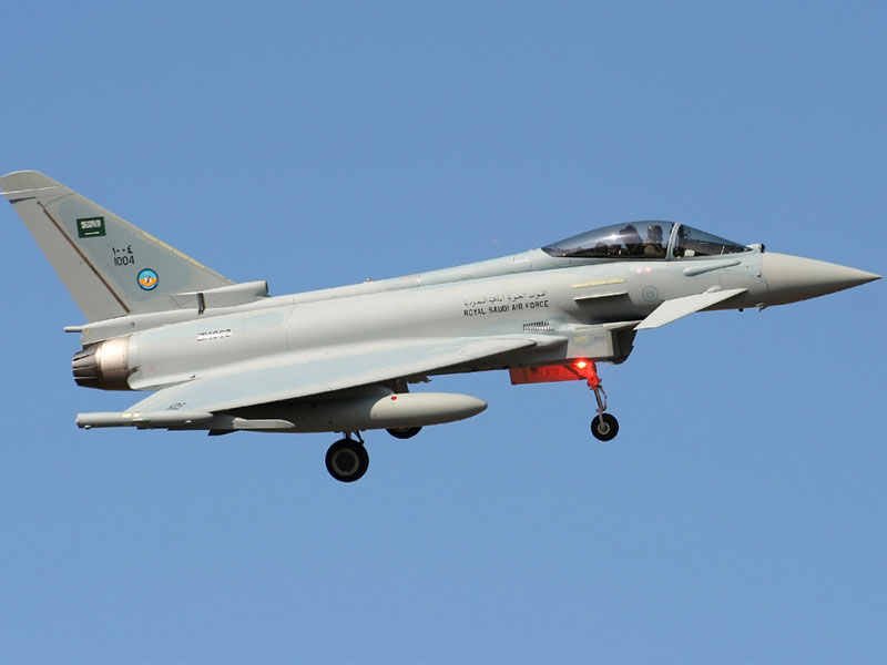 Saudi Air Force Typhoon Completes 10,000 Flying Hours