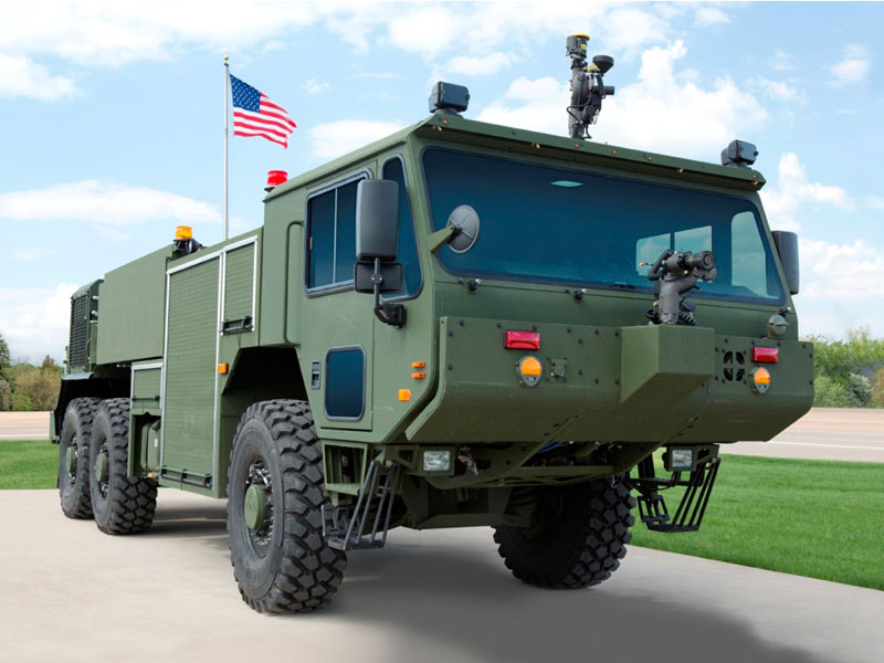 USMC’s New Oshkosh Firefighting Vehicle at Marine South