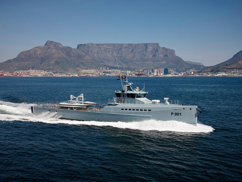 Damen Builds 2 FCS 5009 Patrol Vessels in South Africa