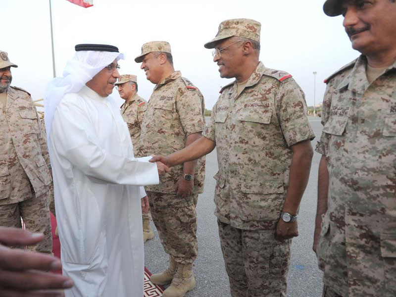 Kuwait’s Defense Minister Visits Troops in the North