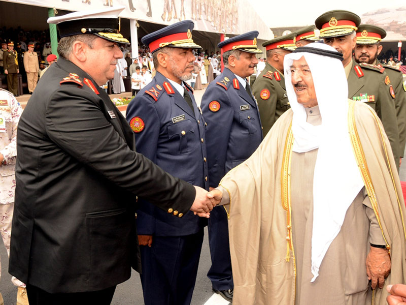 Kuwait’s Emir Patronizes Officers Graduation