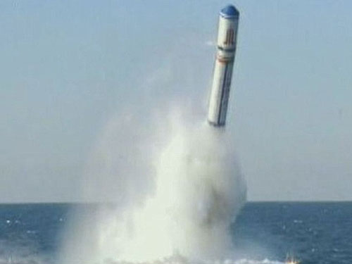 North Korea Test-Fires Submarine-Launch Ballistic Missile