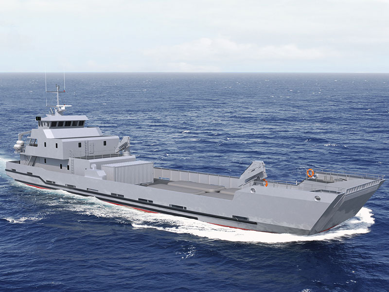 Royal Moroccan Navy Orders LCT Landing Craft Tank from PIRIOU