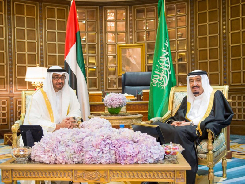 Saudi King, Abu Dhabi Crown Prince Discuss Regional Issues